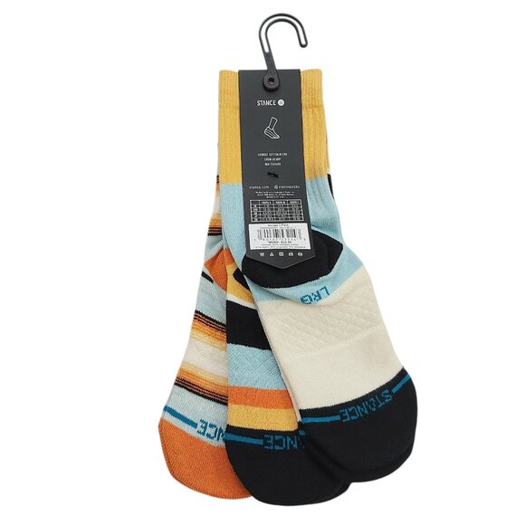 Stance Socks Kids Large 3-5.5 Years 3-Pair Crew Height Mid Cushion Combed Cotton - Picture 3 of 8